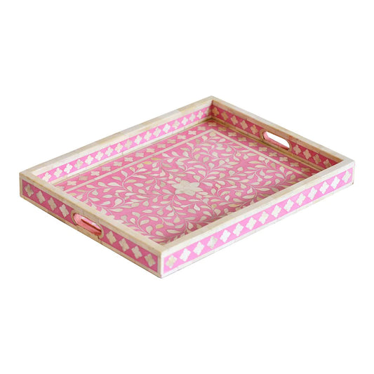 Spiral Foliage Rectangular Tray