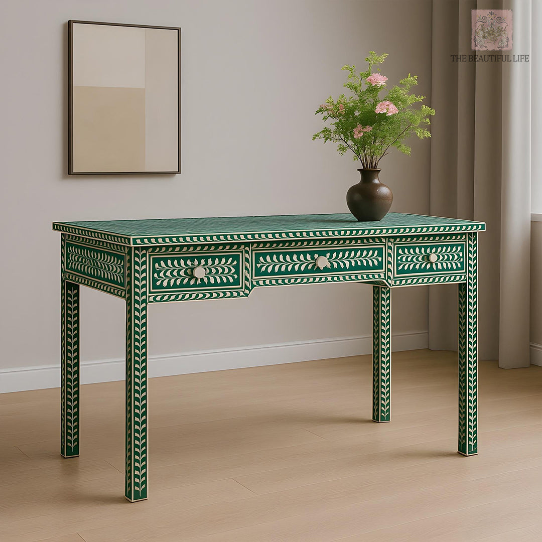 Bone Inlay Desk Drawer