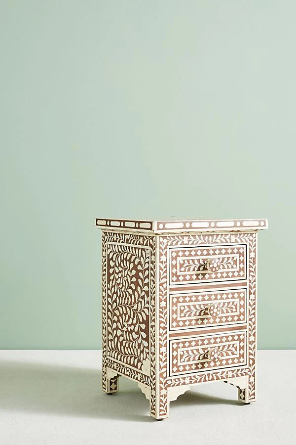 Spiral Foliage Bedside Table