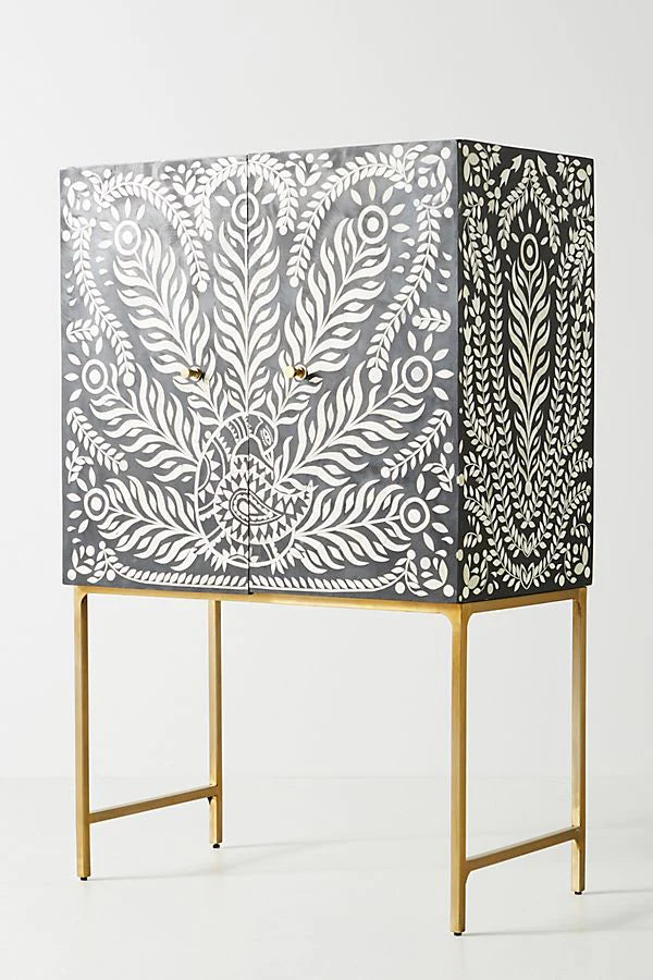 Lucienne Peacock Bar Cabinet