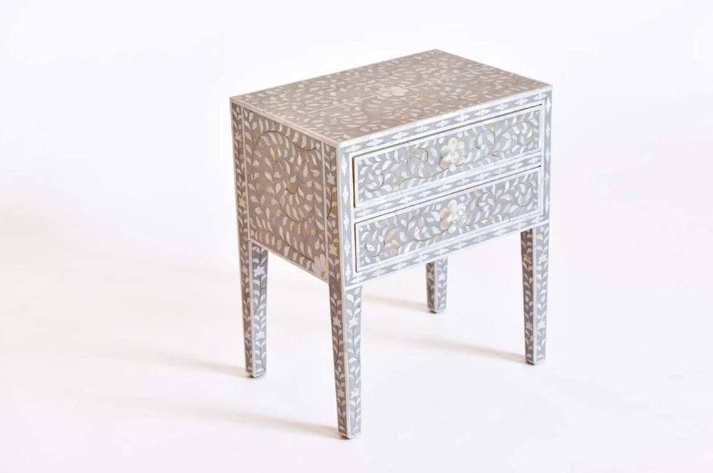 Spiral Foliage Bedside Table