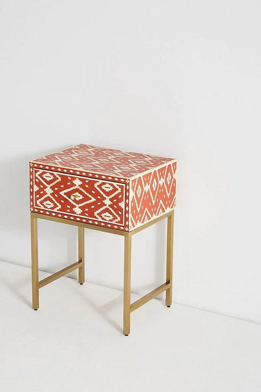 Ikat Bedside Table
